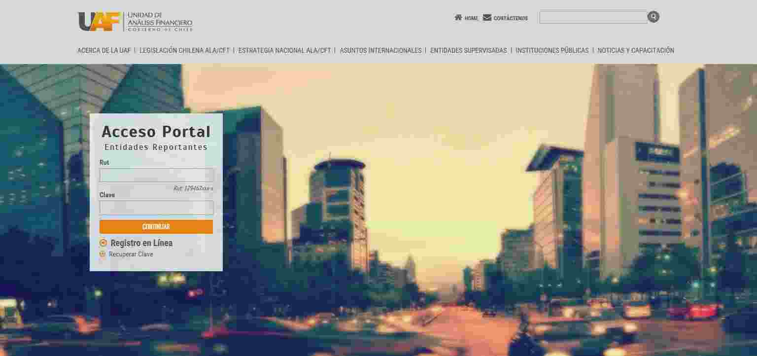 UAF RENUEVA SU WEB CON DISEÑO MÁS AMIGABLE E INFORMACIÓN ESPECIALIZADA PARA ENTIDADES REPORTANTES PRIVADAS Y PÚBLICAS